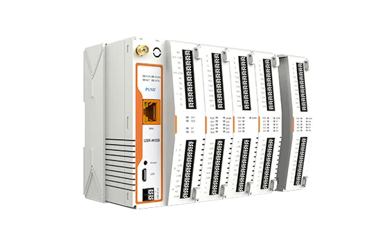PUSR USR-M100 with IO modules USR-M100