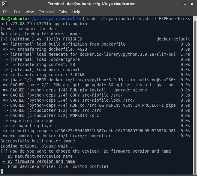 Terminal start alt text